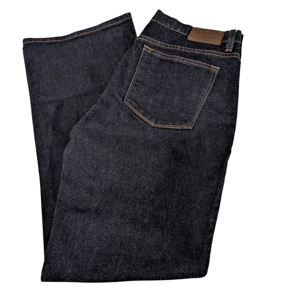 Lauren Ralph Lauren Green‎ Label women's Size 12 Classic Bootcut Dark Wash Jeans